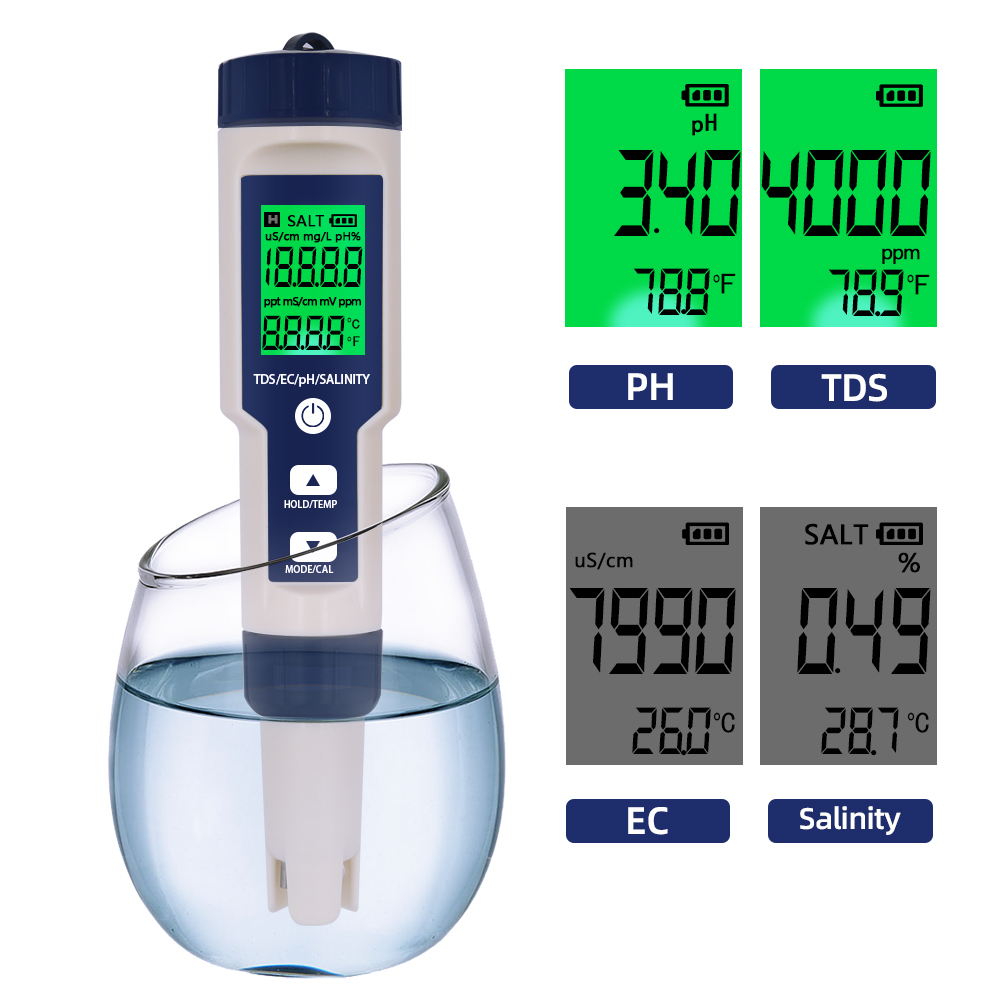 Ec Meter Digital - Testeur de qualité de l'eau professionnel,